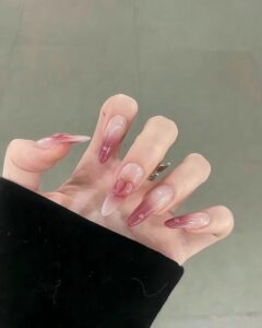 Xu hướng mẫu nail tiểu thư phong cách Hàn Quốc 2025 24 Mau Mong Cho Cac Nang Tieu Thu Banh Beo