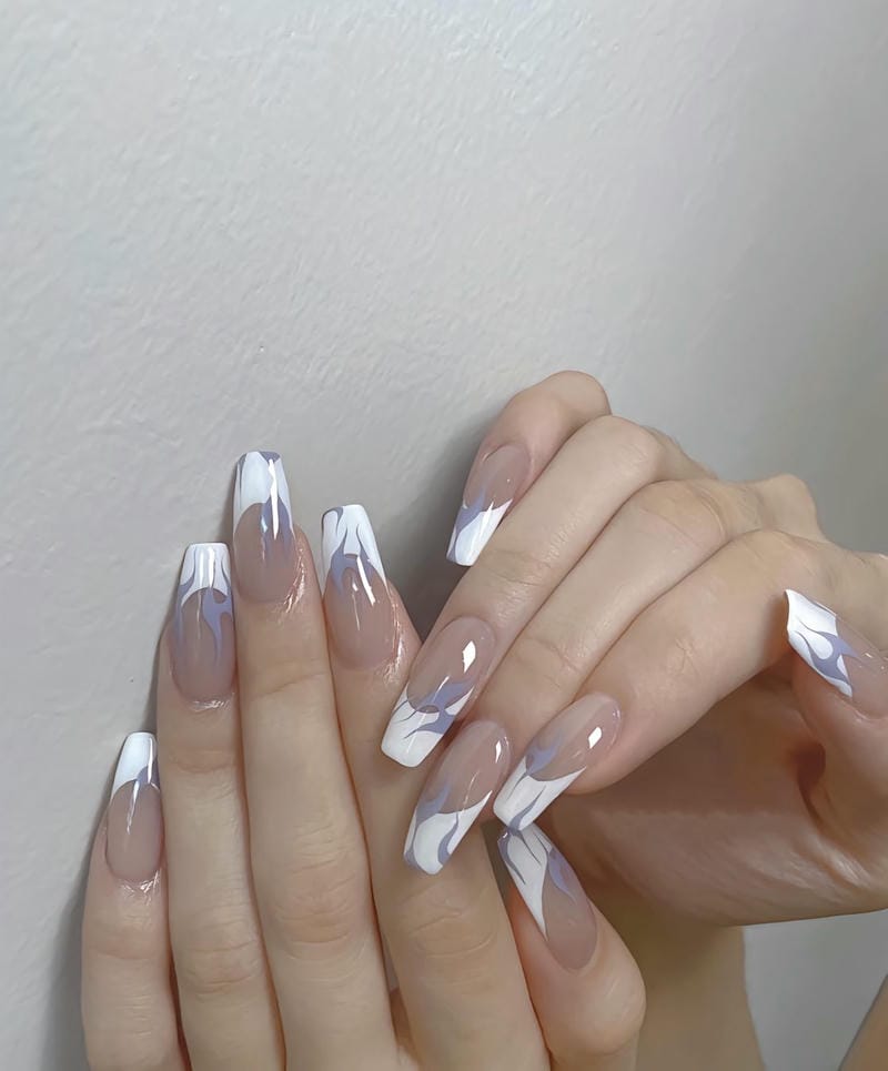 20+ mẫu nail ngọn lửa độc đáo, cá tính cực cháy cho nàng phá cách 12 Mau Nail Desgin Ngon Lua Xinh Xan