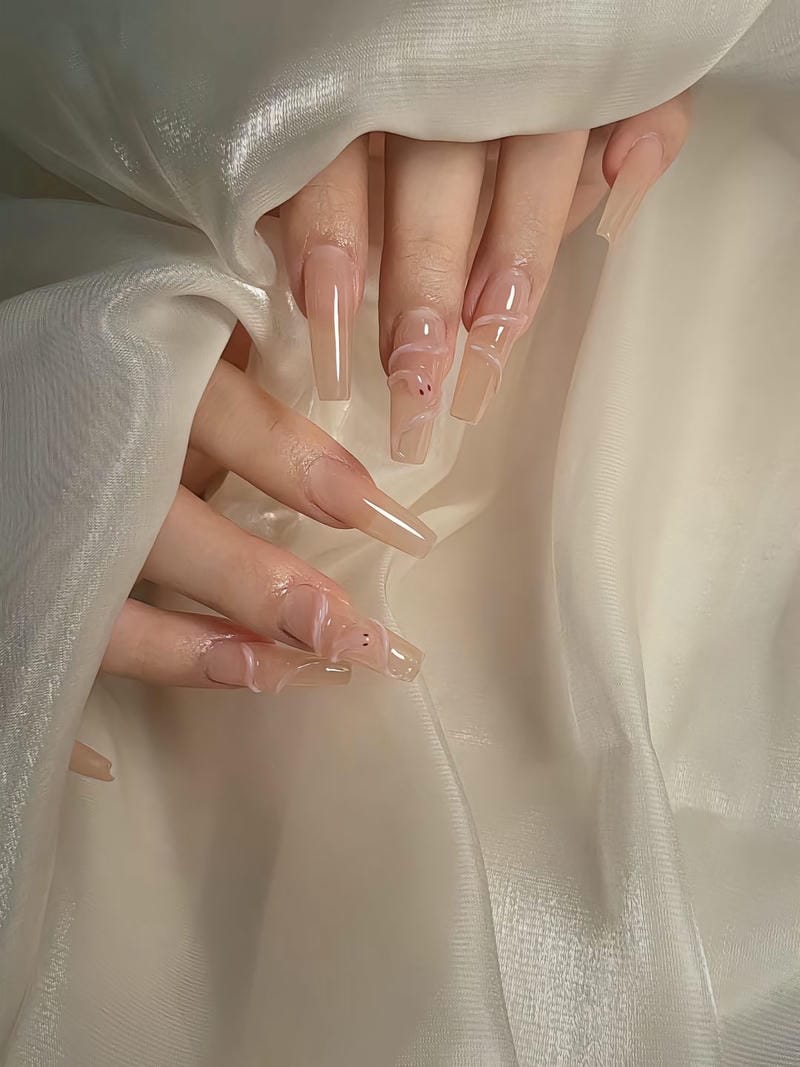40+ Mẫu Nail Con Rắn Đẹp – Quyến Rũ, Cá Tính Và Thần Bí 22 Mau Nail Ran Mau Nthacjh Nhe Nhang Don Gian (1)