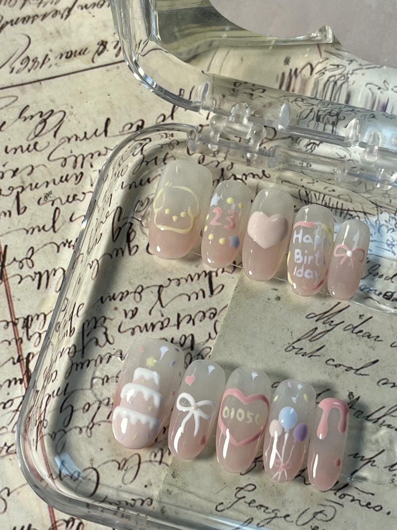 20+ Mẫu Nail Sinh Nhật Đẹp Nhất 2025 Bạn Không Nên Bỏ Lỡ 18 Mau Nail Sinh Nhat Ve Hinh Cute Dang Yeu
