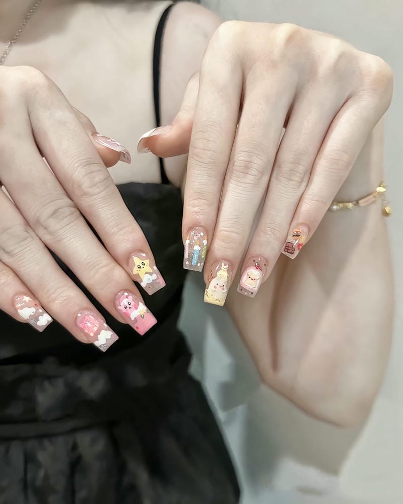20+ Mẫu Nail Sinh Nhật Đẹp Nhất 2025 Bạn Không Nên Bỏ Lỡ 17 Mau Nail Sinh Nhat Ve Hinh Cute