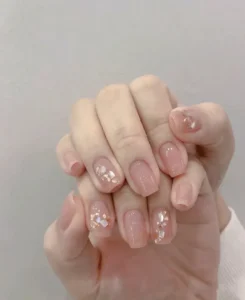 Mẫu Nail Vỏ Sò Ngọc Trai: 30+ Thiết Kế Sang Trọng Cho Nàng 15 Mau Nail Vo So Ngoc Trai (6)