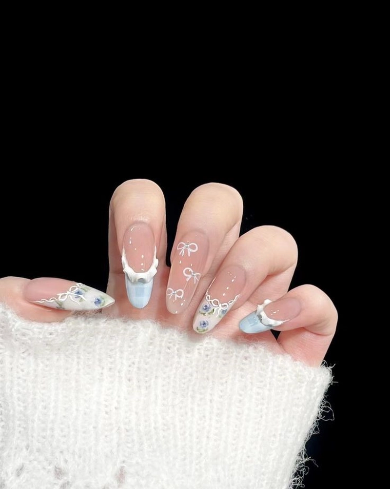 50+ Mẫu nail Tay kỷ yếu hot trend đẹp nhất năm 2025 8 Nail Ky Yeu 12