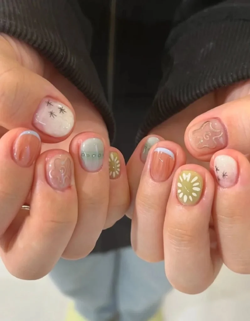 50+ Mẫu nail Tay kỷ yếu hot trend đẹp nhất năm 2025 4 Nail Ky Yeu 26 797x1024
