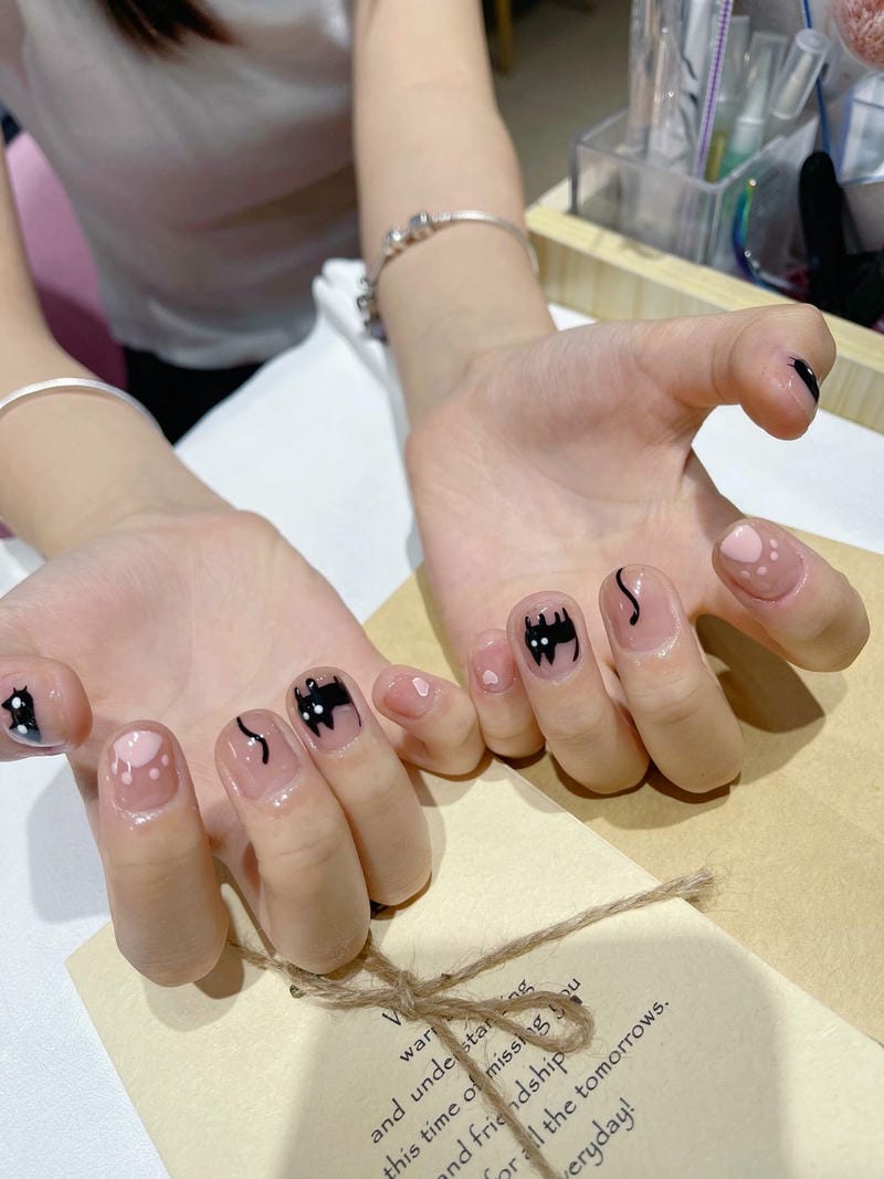 60+ Mẫu Nail Con Mèo Cute Hot Nhất Mau Mong Ve Meo Den Don Gian