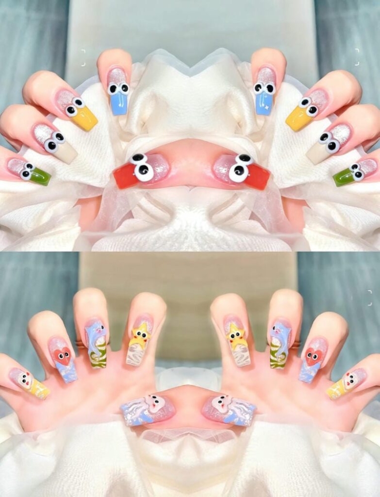 15+ Mẫu nail độc lạ táo bạo có một không hai 11 Mau Nail Desgin Doc La Dang Yeu 783x1024