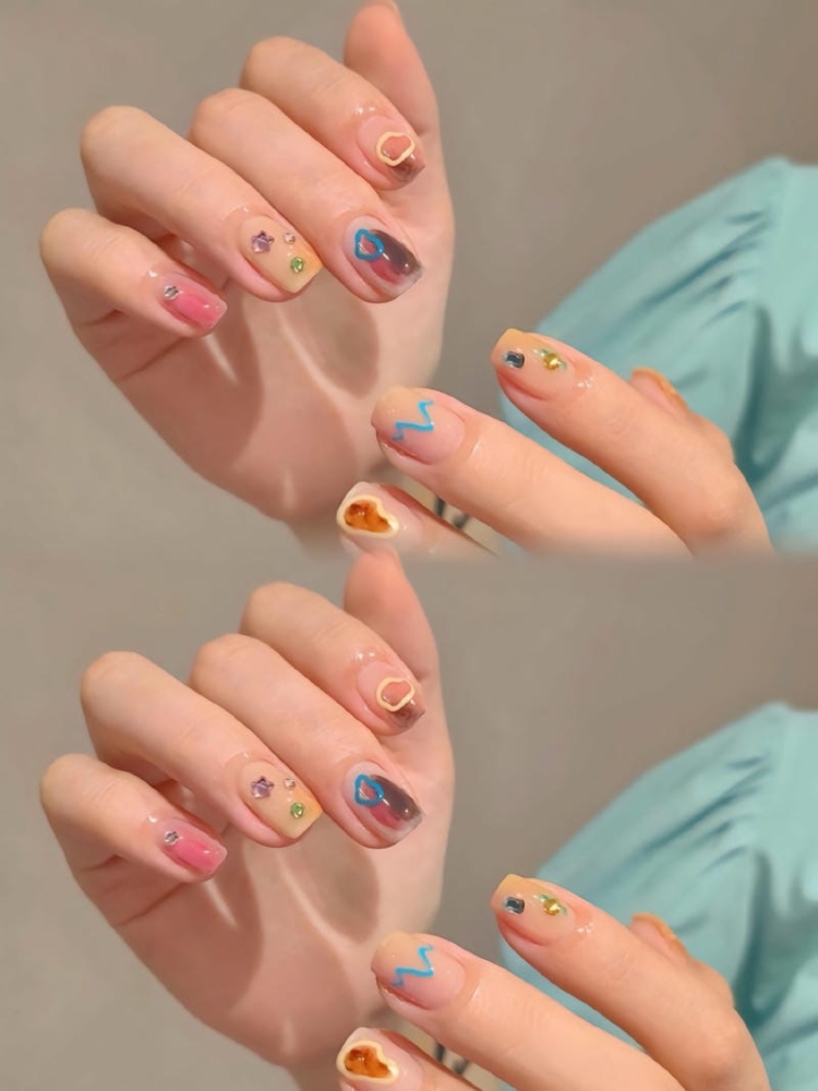 15+ Mẫu nail độc lạ táo bạo có một không hai 8 Mau Nail Doc La Danh Cho Mong Ngan