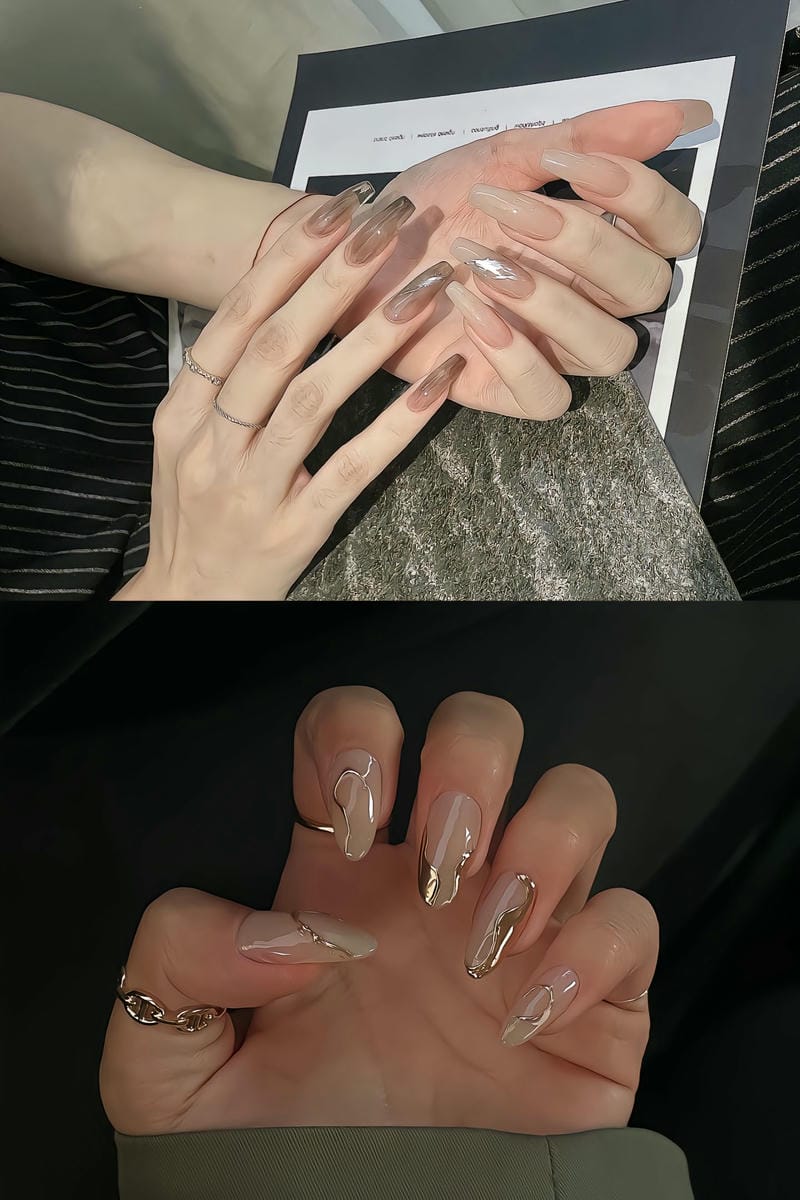 Mẫu Nail Màu Bạc 50+ Thiết Kế Sang Trọng & Cuốn Hút 2025 Mau Nail Mau Bach Don Gian Dep