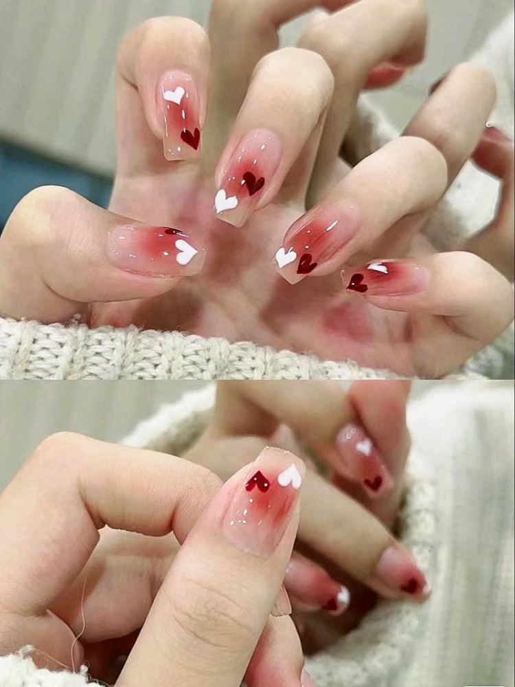 Top những mẫu nail chụp kỷ yếu đẹp siêu xinh cho các nàng 15 Mau Nail Ombre Chup Ky Yeu
