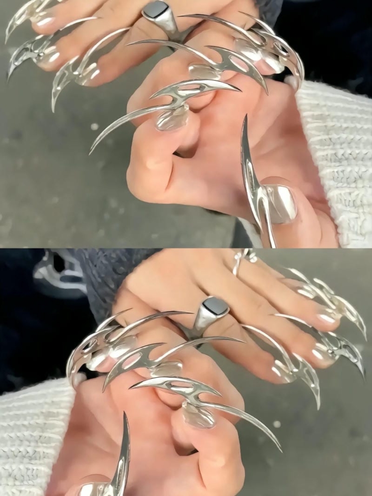 15+ Mẫu nail độc lạ táo bạo có một không hai 7 Mau Nail Trang Tri Doc La 2