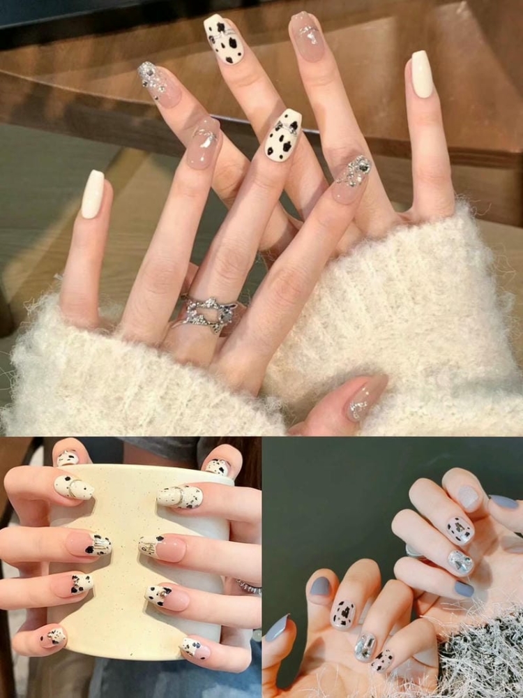 30+ mẫu nail trứng cút độc lạ sáng tạo cho các chị em 6 Mau Nail Trung Cut Trang Tri Don Gian
