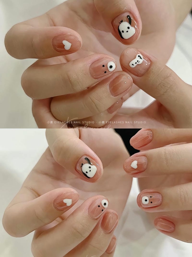 Những Mẫu Nail Hình Con Vật Dễ Thương, Siêu Cute 8 Mau Nail Ve Hinh Con Vat Ngo Nghinh 2