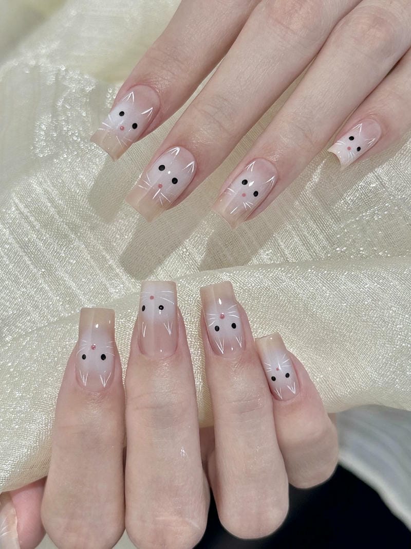 60+ Mẫu Nail Con Mèo Cute Hot Nhất Mau Nail Ve Meo Cute