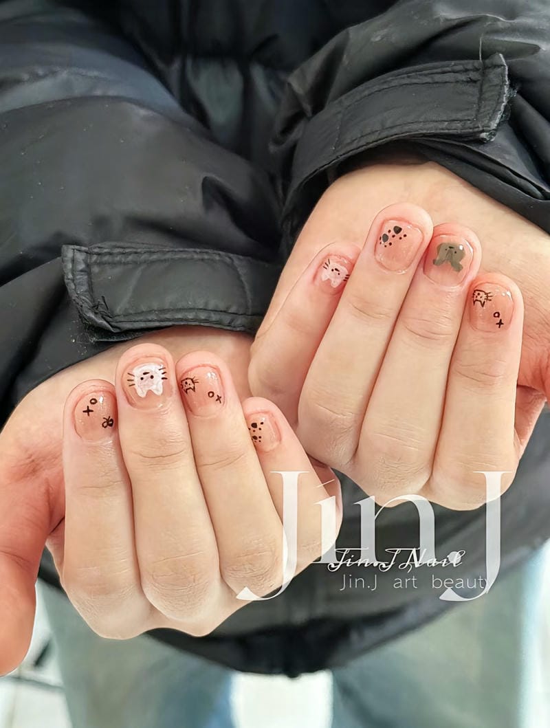 60+ Mẫu Nail Con Mèo Cute Hot Nhất Mau Nail Ve Meo Danh Cho Mong Ngan