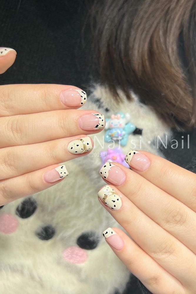 30+ mẫu nail trứng cút độc lạ sáng tạo cho các chị em 8 Mau Nail Ve Trung Cut Ket Trang Vien Trang Guong Noi