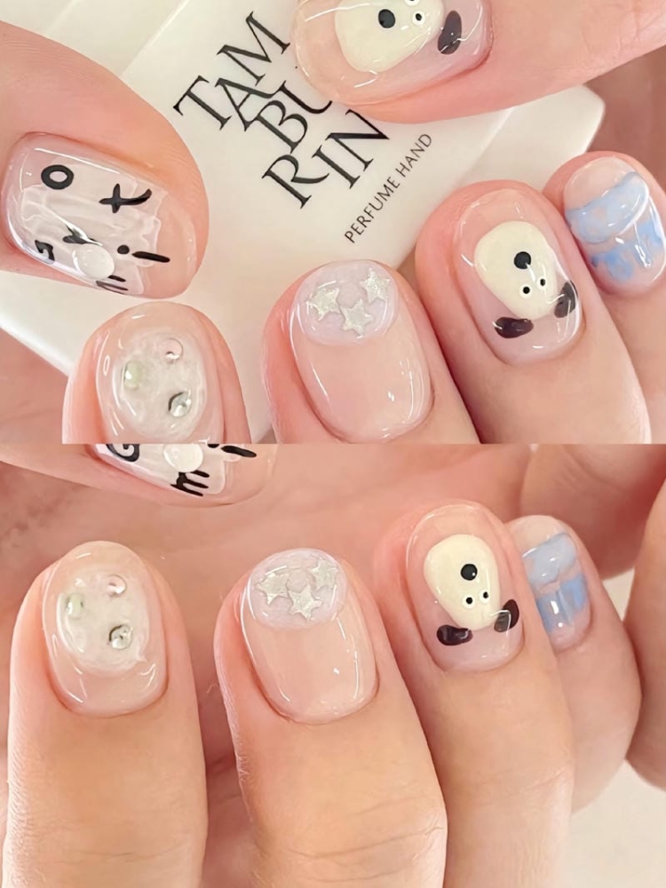 Những Mẫu Nail Hình Con Vật Dễ Thương, Siêu Cute 13 Nail Ve Hinh Con Vat Don Gian