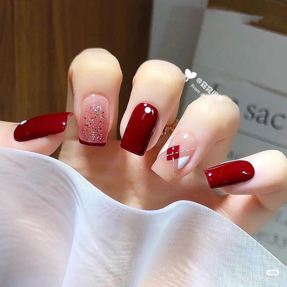 10+ Mẫu Nail Đỏ Sang Chảnh Quyến Rũ Nhất 6 Mau Nail Do 5