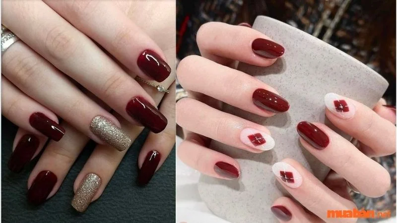 10+ Mẫu Nail Đỏ Sang Chảnh Quyến Rũ Nhất 4 Mau Nail Do 8