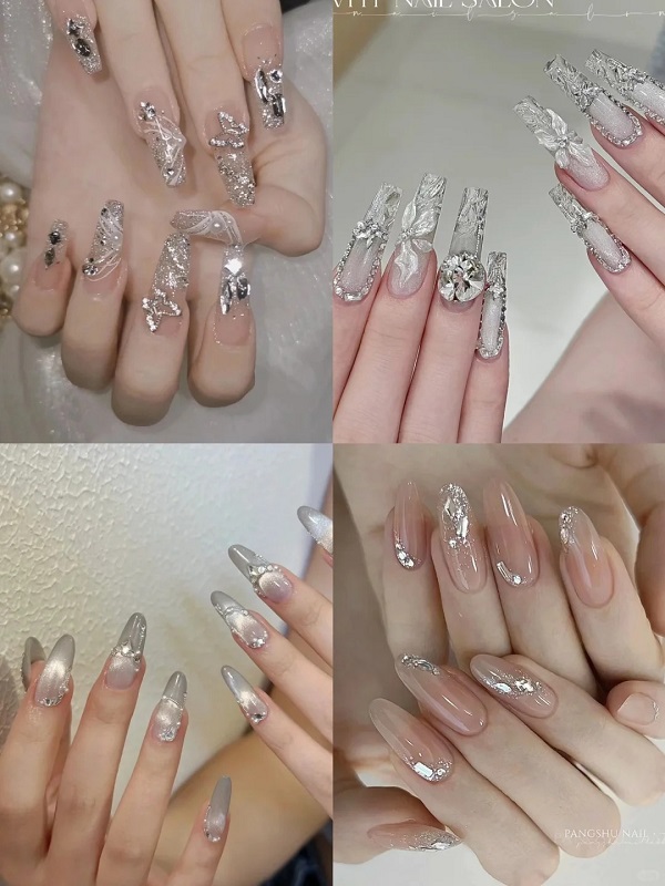 25+ Mẫu Nail Cô Dâu Xinh - Đẹp Lộng Lẫy Trong Ngày Cưới 2 Mong Tay Co Dau 1