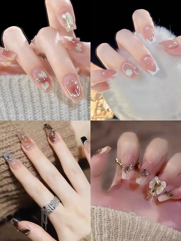 25+ Mẫu Nail Cô Dâu Xinh - Đẹp Lộng Lẫy Trong Ngày Cưới 14 Mong Tay Co Dau 15