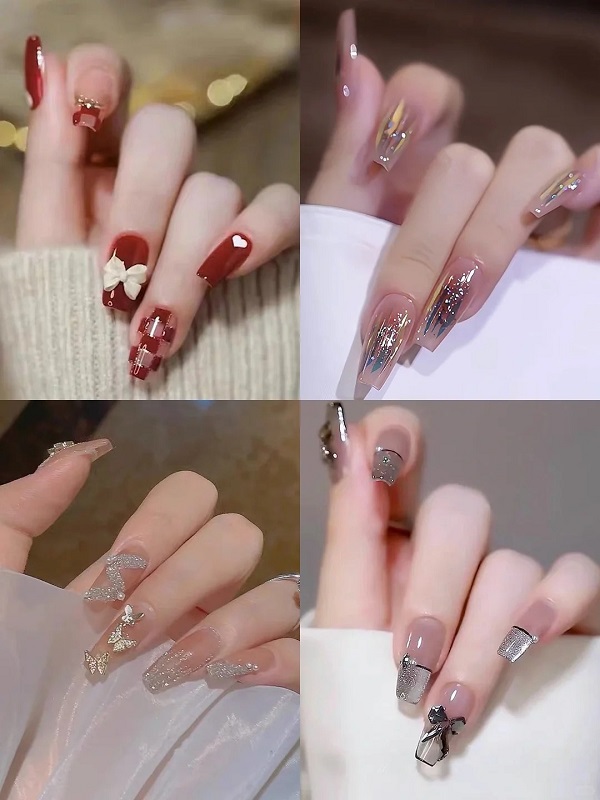25+ Mẫu Nail Cô Dâu Xinh - Đẹp Lộng Lẫy Trong Ngày Cưới 16 Mong Tay Co Dau 17