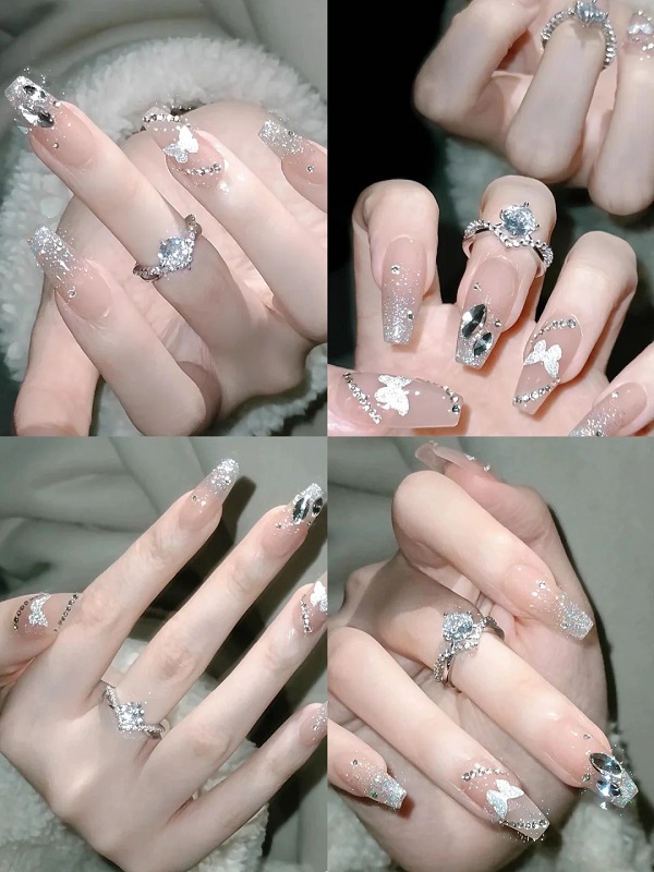 25+ Mẫu Nail Cô Dâu Xinh - Đẹp Lộng Lẫy Trong Ngày Cưới 18 Mong Tay Co Dau 19