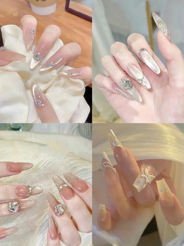 25+ Mẫu Nail Cô Dâu Xinh - Đẹp Lộng Lẫy Trong Ngày Cưới 3 Mong Tay Co Dau 2