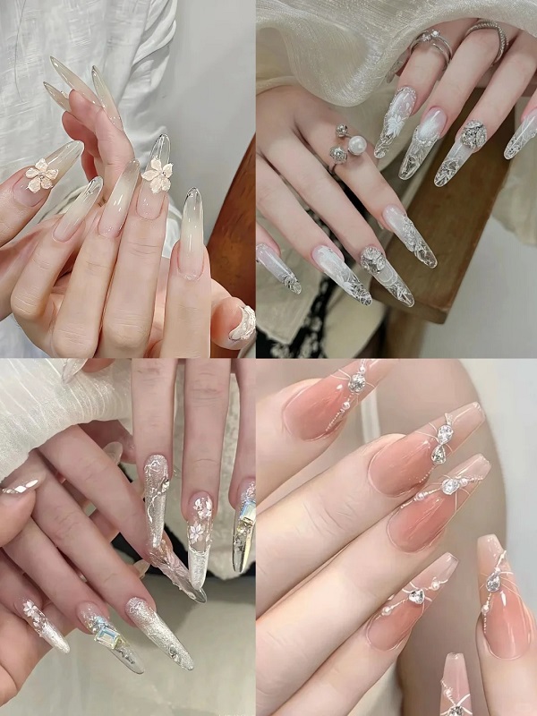 25+ Mẫu Nail Cô Dâu Xinh - Đẹp Lộng Lẫy Trong Ngày Cưới 4 Mong Tay Co Dau 4