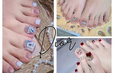 123+ Mẫu Móng Chân Dior Đẳng Cấp, Nổi Bật Và Cá Tính 1 mau mong chan dior sang chanh 369x235 1