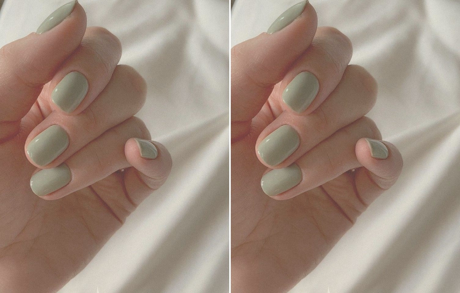 Ánh nail tay đẹp nhẹ nhàng với tông màu nude
