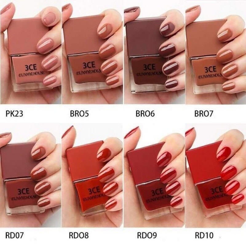 Bảng màu móng tay 3CE với tông màu thời thượng