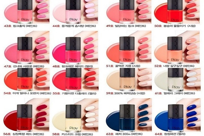 Bảng màu móng tay Etude House tươi sáng, giá tốt