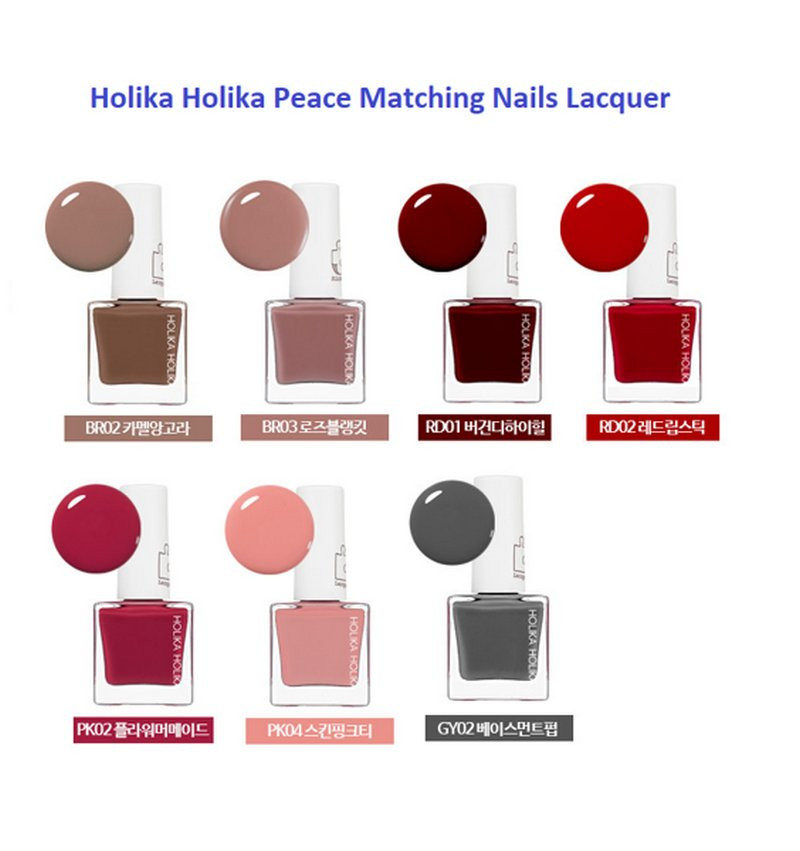 Bảng màu móng tay Holika phong cách trẻ trung