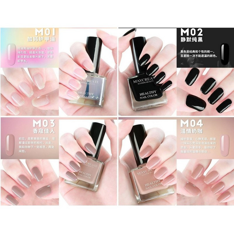 Bảng màu móng tay Maycreate với sắc màu năng động
