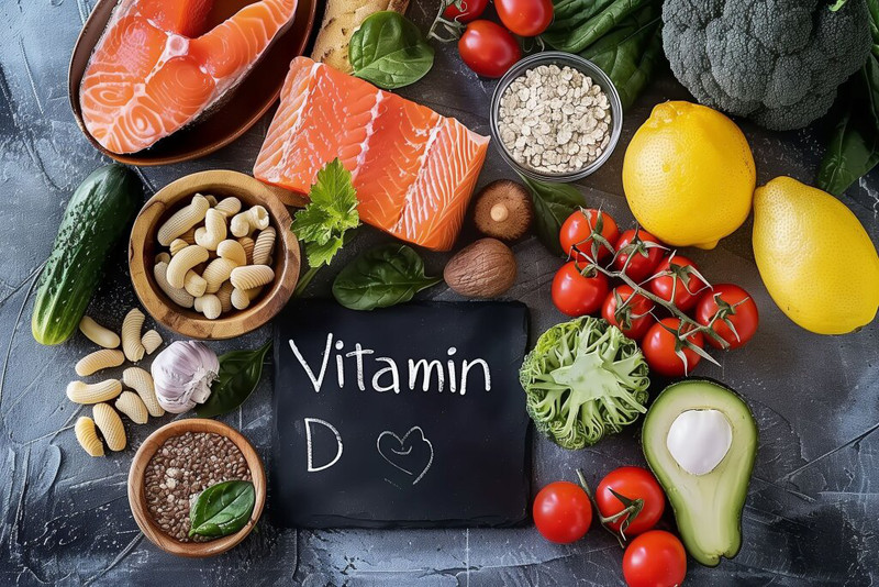 Bé ăn cá hồi giàu vitamin D
