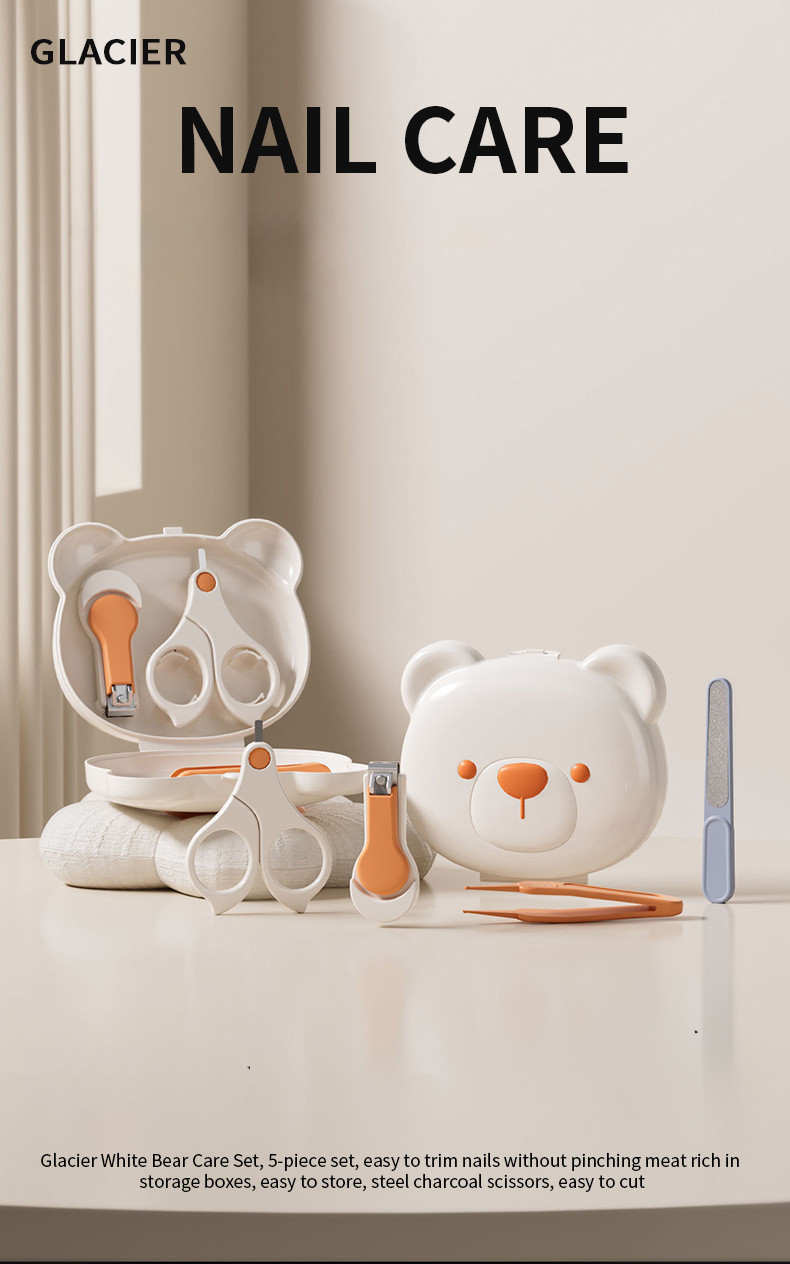 Bộ bấm móng tay đa năng KidsWorld hình gấu cho trẻ sơ sinh