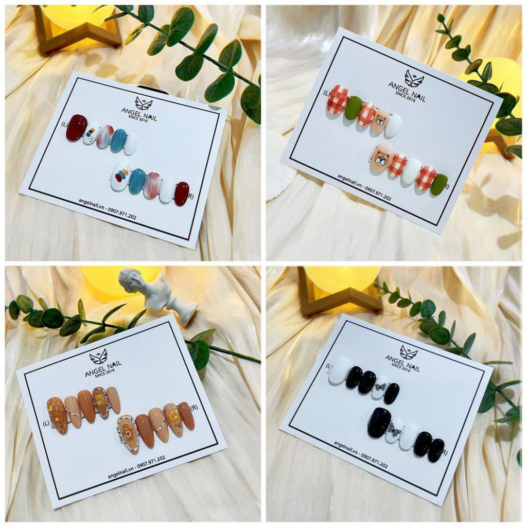 Bộ sưu tập nail box móng tay giả đẹp cho học sinh giá rẻ