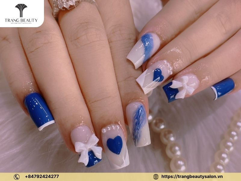 Các kiểu sơn gel móng tay đẹp phong cách Hàn Quốc