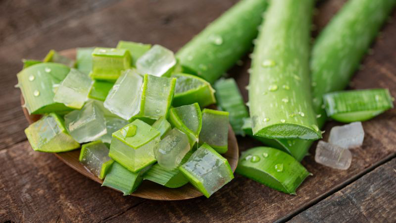 cách để móng tay dài nhanh với nha đam