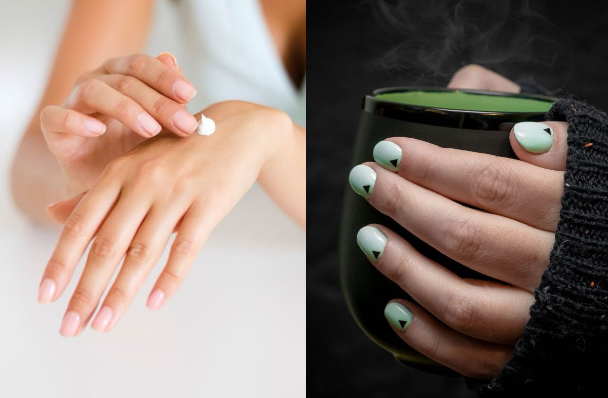 Dáng móng tay tròn thanh lịch, dễ kết hợp với các màu sơn nhẹ nhàng