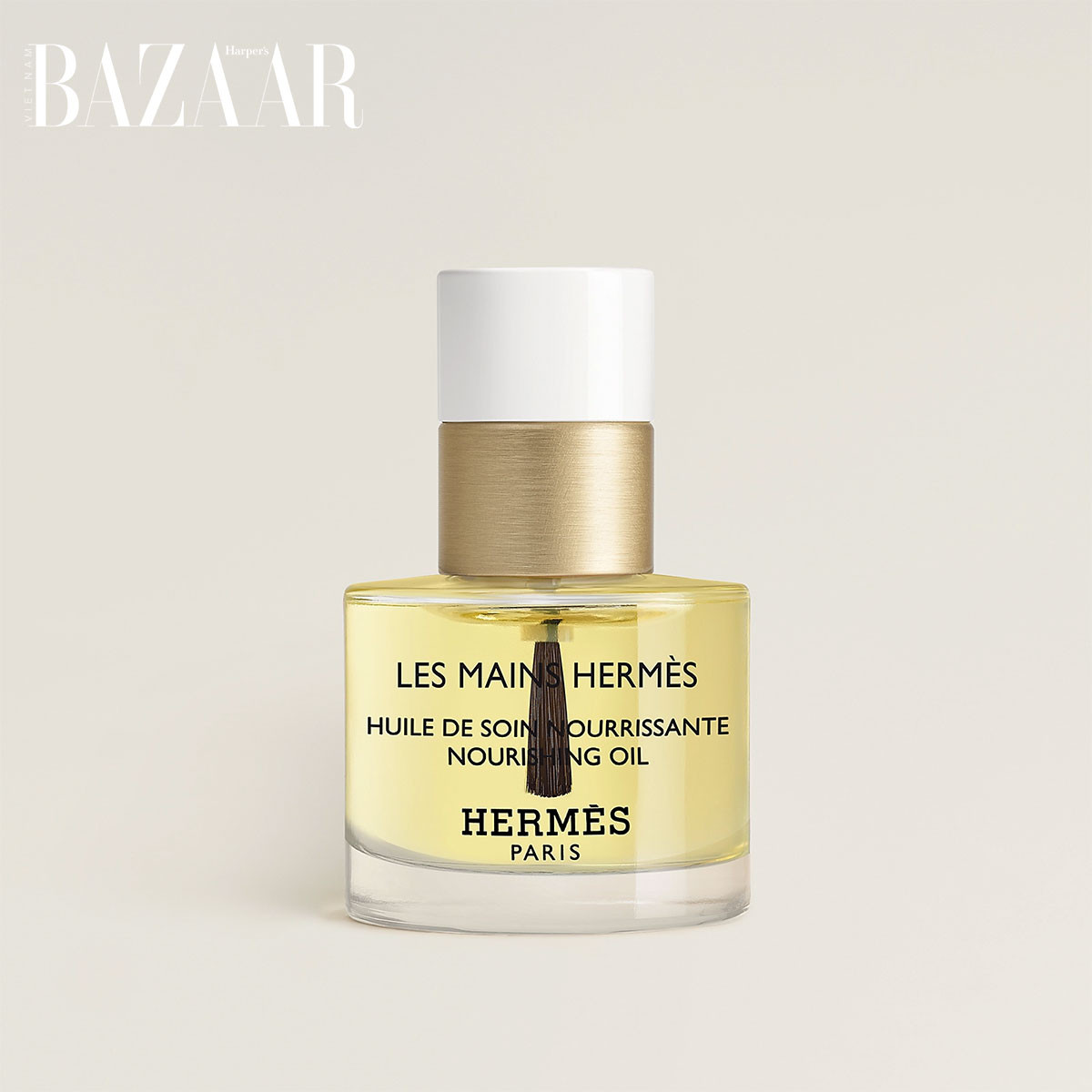 Dầu dưỡng móng tay cao cấp Les Mains Hermès giúp cấp ẩm và làm chắc khỏe móng sau khi sơn
