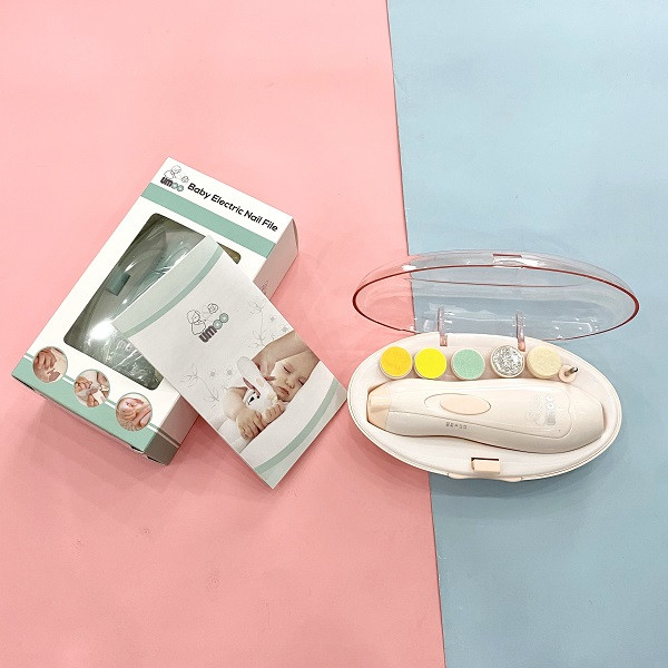 Dụng cụ dũa móng tay nhỏ gọn tiện lợi cho móng tay màu hồng