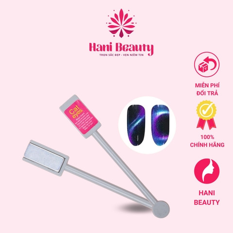 Dụng cụ nam châm hai đầu chuyên dụng để tạo hiệu ứng móng tay mắt mèo lấp lánh