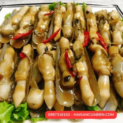 Hiệu ứng chuyển sắc trên mẫu móng tay vỏ sò