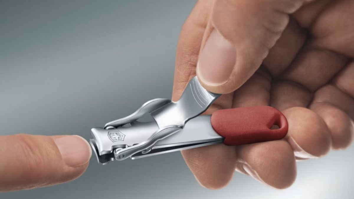 Hình ảnh bàn tay với bộ móng được chăm sóc kỹ lưỡng, thể hiện sự quan tâm đến vệ sinh móng tay trước các sự kiện quan trọng như kỳ thi.