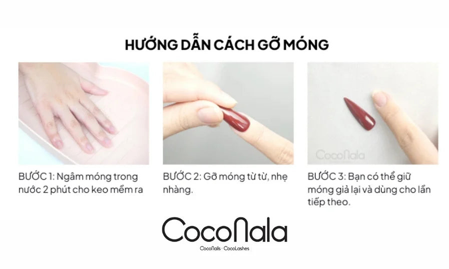 Hướng dẫn chi tiết cách tháo móng tay giả dài vuông an toàn