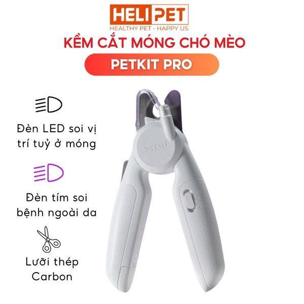 Kềm cắt móng chó mèo Petkit Pro là một lựa chọn tốt để cắt móng an toàn