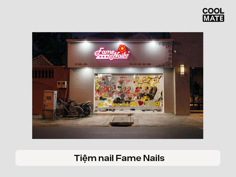 Không gian ấm cúng của Fame Nails, một lựa chọn phổ biến cho làm móng tay cho nam