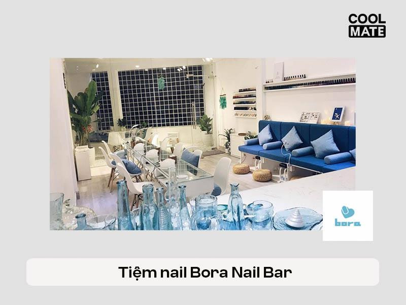 Không gian hiện đại và sang trọng của Bora Nail Bar, một tiệm làm móng tay nam nổi tiếng
