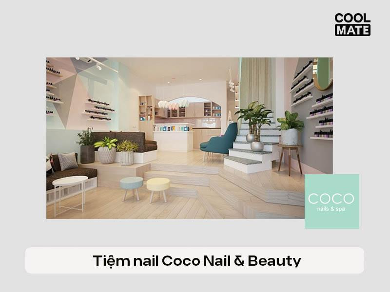 Không gian nhẹ nhàng và thoải mái của Coco Nail &amp; Beauty, phù hợp cho dịch vụ làm móng tay cho nam
